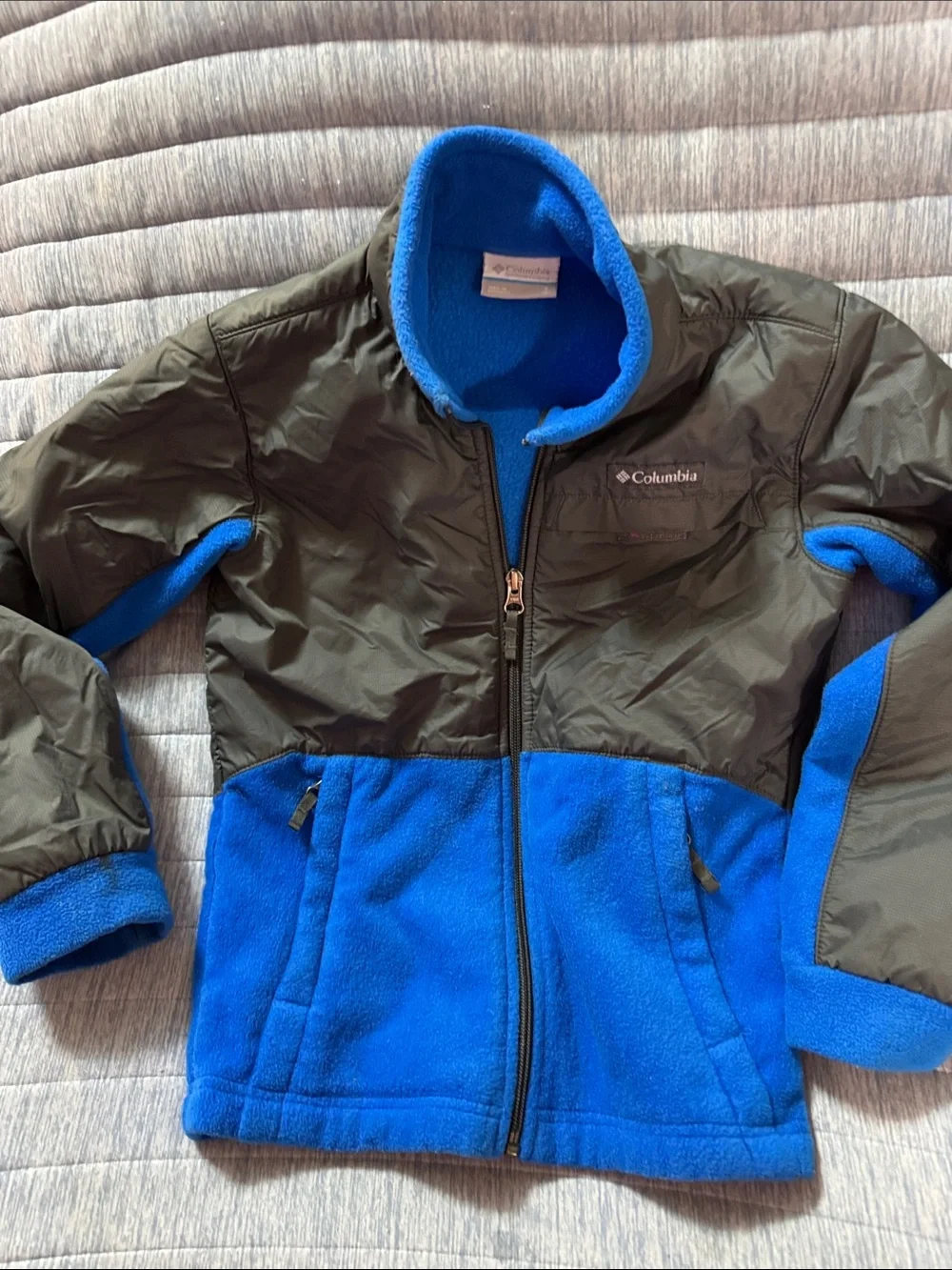 Columbia Blue & grey Fleece Jacket